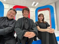 左からブラックマヨネーズ小杉、ネプチューン堀内、森香澄（テレビ東京アナウンサー）。