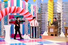 （左から）アンタッチャブル柴田、流れ星☆ちゅうえい、加藤浩次。(c)関西テレビ