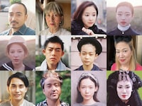 「WOWOWオリジナルドラマ 椅子」の出演者たち。