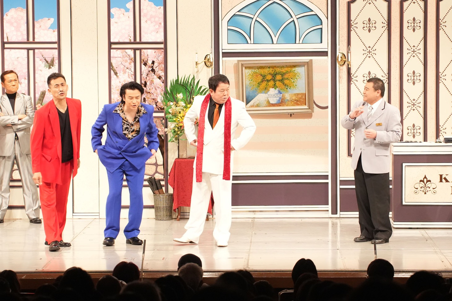 吉本新喜劇のワンシーン。