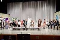 BSよしもとでの生放送の様子。