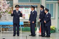 「さんまの駐在さん」のワンシーン。