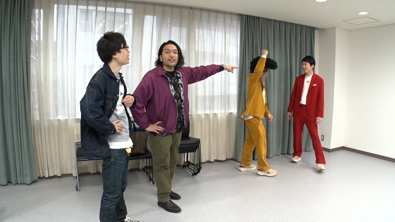 「かまいガチ」に出演する（左から）見取り図、かまいたち。(c)テレビ朝日