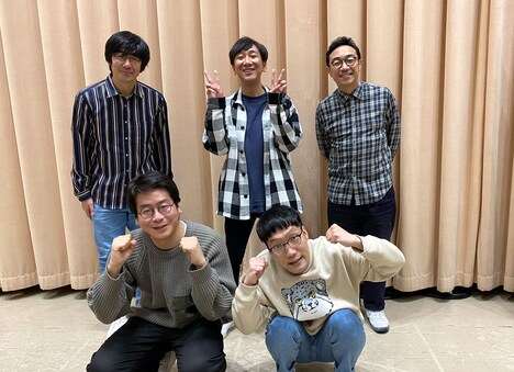 男性ブランコと東京03。