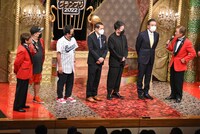 左からこぼん、長久弦、BOOMER伊勢、デンジャラス・ノッチ、宮迫博之、渡辺正行。