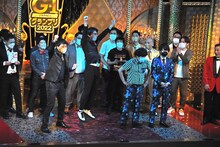 優勝が決まった瞬間の磁石。