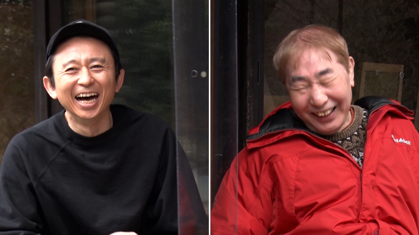「有吉クイズ」に出演する有吉弘行と蛭子能収。(c)テレビ朝日