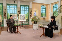 ジミー大西と黒柳徹子。(c)テレビ朝日