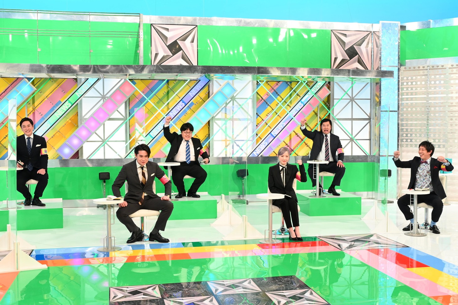「有吉さん！NEWSです」のワンシーン。(c)日本テレビ
