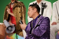 CM撮影中の様子。