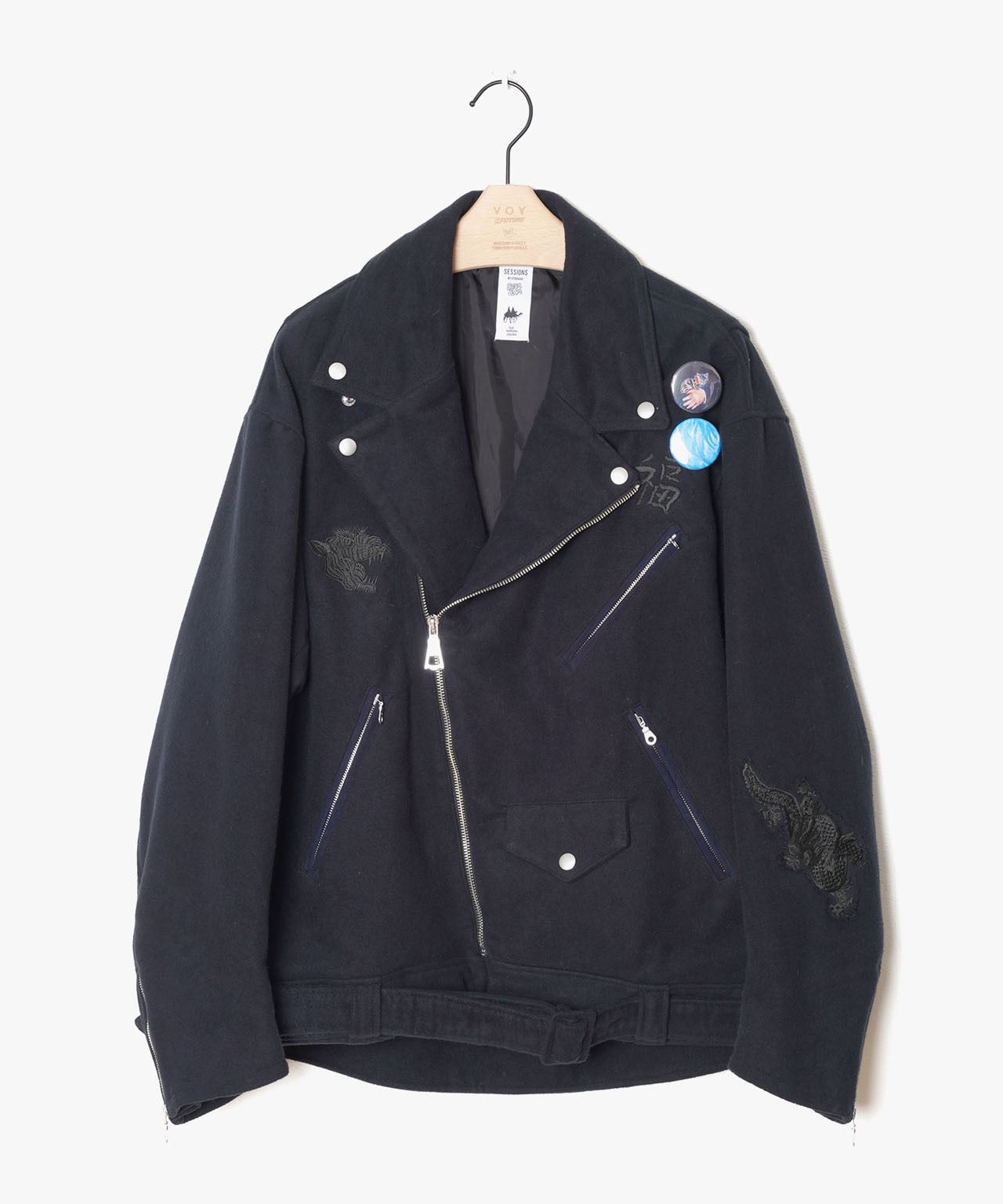 embloi melton riders
jacket