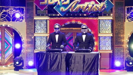 ジェラードンのアタック西本とかみちぃが扮するユニット“タイヤ・パンク”。