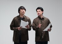 CM撮影中の様子。