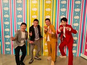 「かまいガチ」に出演する爆笑問題とかまいたち。(c)テレビ朝日