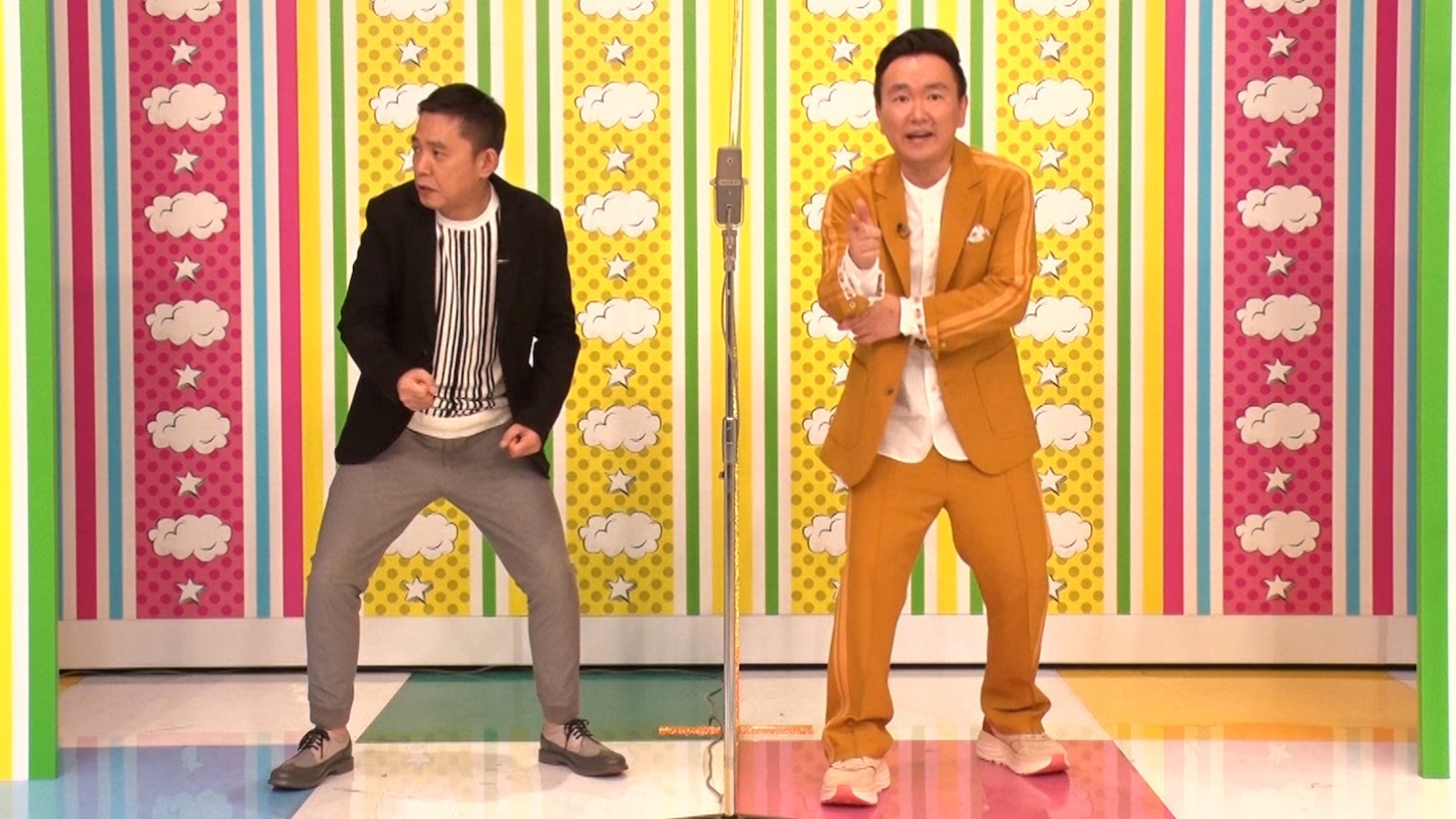爆笑問題・太田とかまいたち山内。(c)テレビ朝日