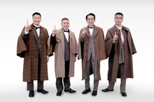 「ミスからはじまるミステリー ドラマで学ぶ危険回避術」でMCを務める（左から）チョコレートプラネット、シソンヌ。(c)ABCテレビ