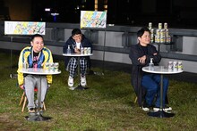 千鳥とミキ亜生（中央）。(c)テレビ朝日