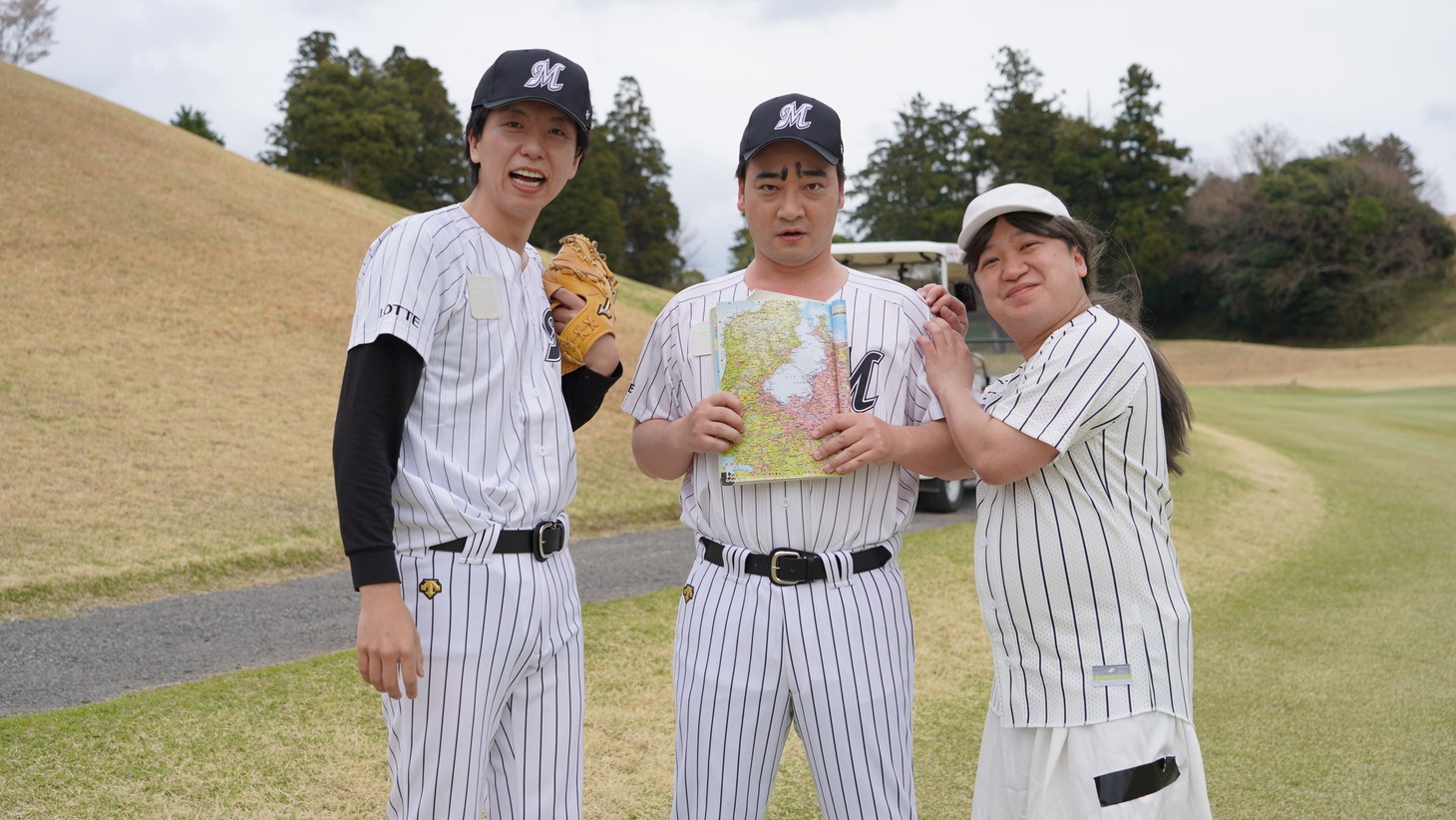 「一般人の壁を越えろ！おもしろゴルフ場の人選手権」より。(c)日本テレビ