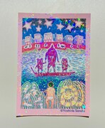 「ふりょの星」ヴィレッジヴァンガード限定特典のホログラムシール。