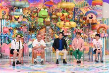 左からトレンディエンジェルたかし、安田大サーカス・クロちゃん、マユリカ、カラタチ前田。(c)テレビ朝日