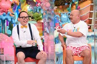 左からトレンディエンジェルたかし、安田大サーカス・クロちゃん。(c)テレビ朝日