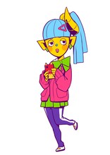 見取り図リリー演じる総髪鬼ポニテ。