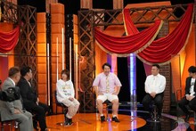 （左から）サンドウィッチマン、ラランド、アンタッチャブル。(c)テレビ朝日