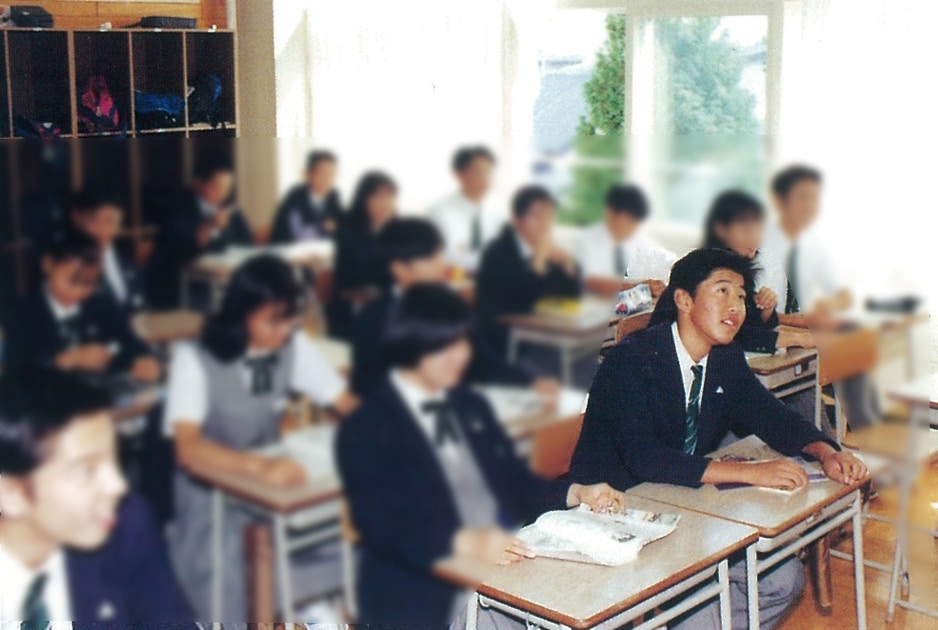 中学校時代のとにかく明るい安村。