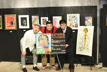 左から野性爆弾くっきー！、とろサーモン久保田、ジミー大西。