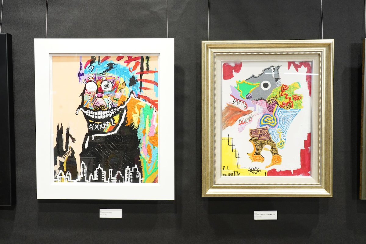 とろサーモン久保田和靖個展『なぐりがき』」の様子。 [画像・SNS投稿 