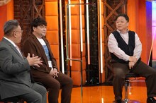 サンドウィッチマンと伊集院光。(c)テレビ朝日