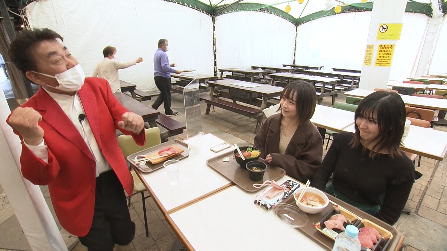 横山ひろしの相席旅のワンシーン。(c)ABCテレビ