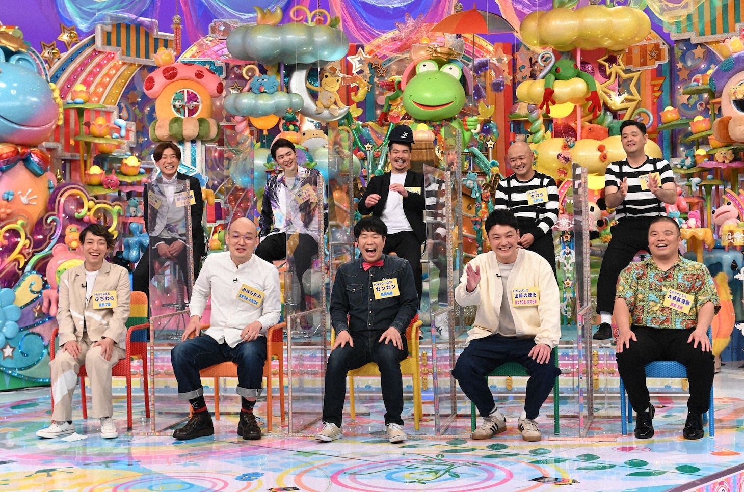 「アメトーーク！」に集結する「売れてないのに子供いる芸人」たち。(c)テレビ朝日