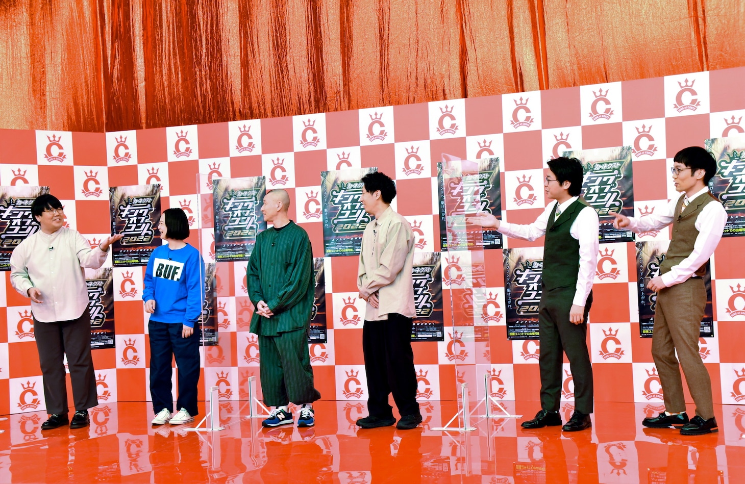 今年5月に行われた「キングオブコント2022」開催会見の様子。