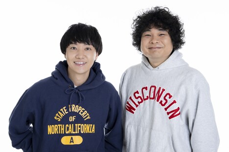 さんだる。左から、堀内、宗。