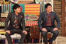 「さんまのお笑い向上委員会」にゲスト向上芸人として出演する、さらば青春の光。(c)フジテレビ