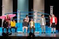 三四郎・小宮に促されてモグライダーともしげがボケようとした場面。