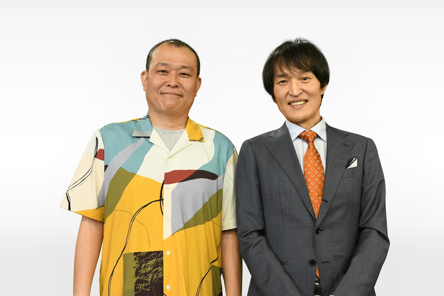 「世界の村で発見！こんなところに日本人 2時間スペシャル」に出演する千原兄弟。(c)ABCテレビ