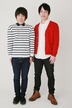 ハッピーエンド。左からゆずき、田中慎之介。