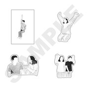 「瀬戸内海のカロ貝屋」ステッカー