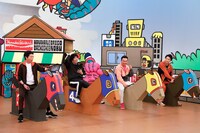 （左から）今田耕司、宮下草薙・草薙、かまいたち。(c)関西テレビ