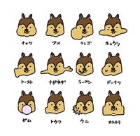 ハナコ秋山のイラスト。