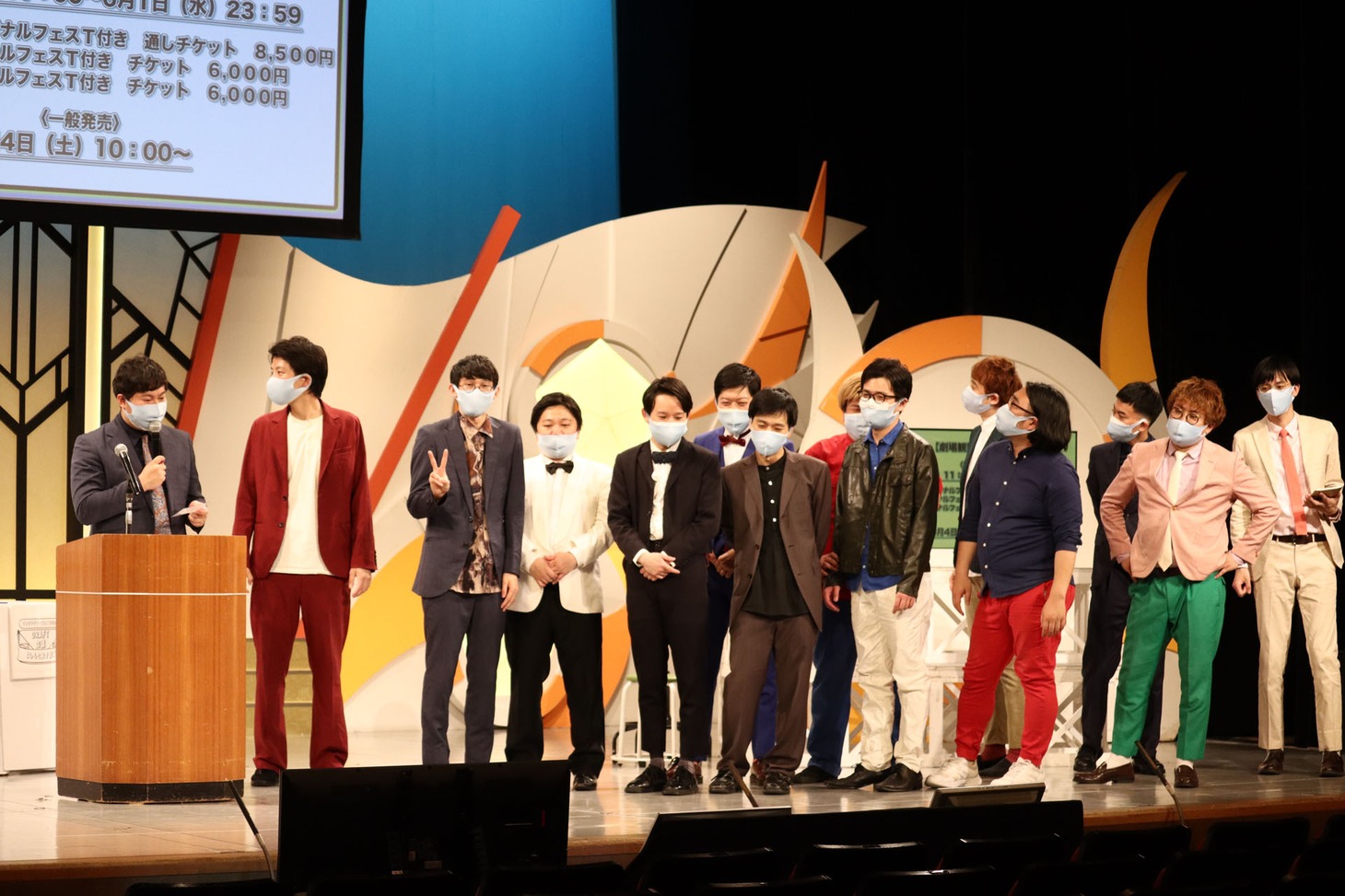 生配信の様子。