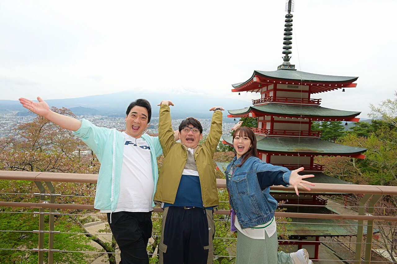 ずん飯尾の無駄なステップに注目、バービー、ジャンポケ斉藤らと歩いて稼ぐグルメ旅