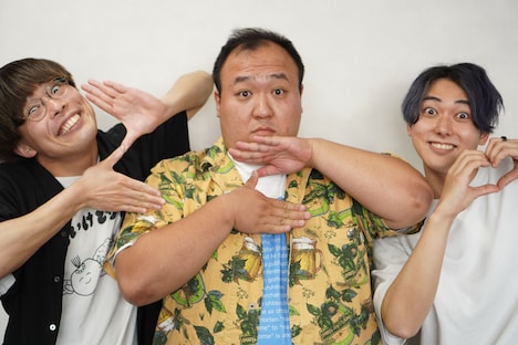 左から、サツマカワRPG、ママタルト大鶴肥満、おるたなchannelないとー。