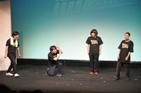 エンディングで思い出話をするマッハスピード豪速球とランジャタイ。