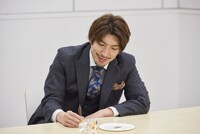 CM撮影中の様子。