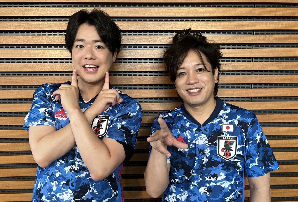 ぺこぱがサッカーの日本対ブラジル戦で副音声、“不敗神話”の継続なるか