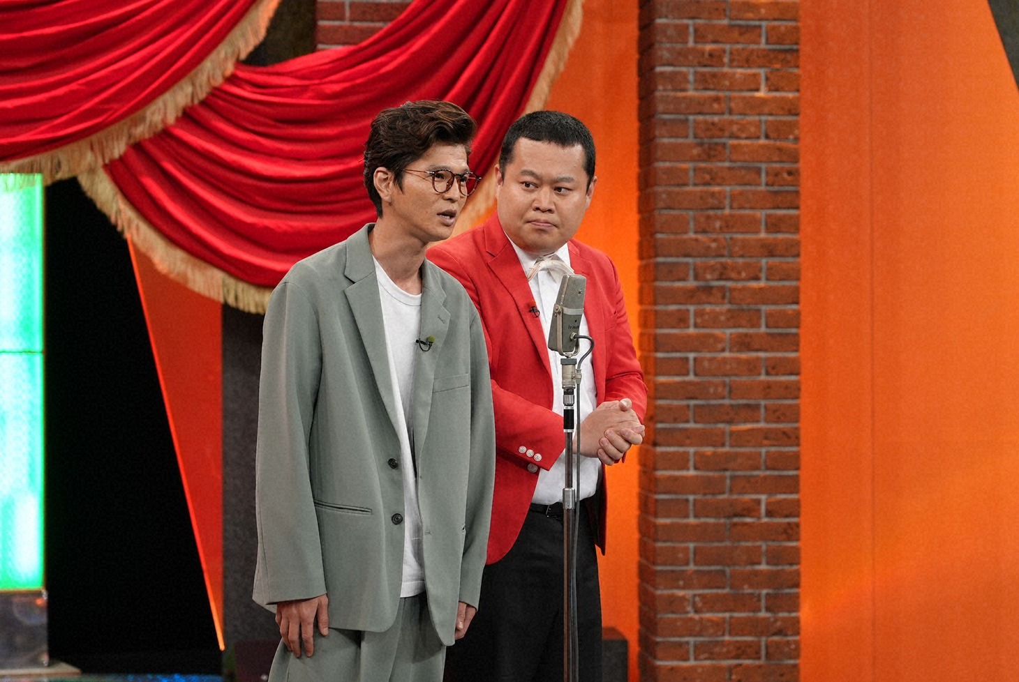 「お笑い実力刃presents 証言者バラエティ アンタウォッチマン！」に出演するモグライダー。(c)テレビ朝日