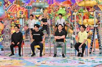 「アメトーーク！」に「筋肉ついてウレシイ芸人」のくくりで出演する（前列左から）中川家・剛、マヂカルラブリー・野田クリスタル、ダイアン津田、ジャングルポケットおたけ、（後列左から）ガリットチュウ、アンガールズ山根。(c)テレビ朝日